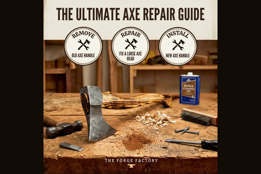 Axe Repair Guide, How to Fix a Loose Axe Head, Replace a Handle &amp; Restore Your Axe