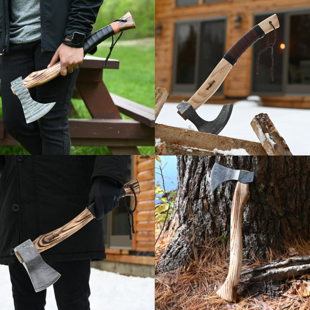 Hand Forged Axes & Hatchets for Camping - The Forge Factory